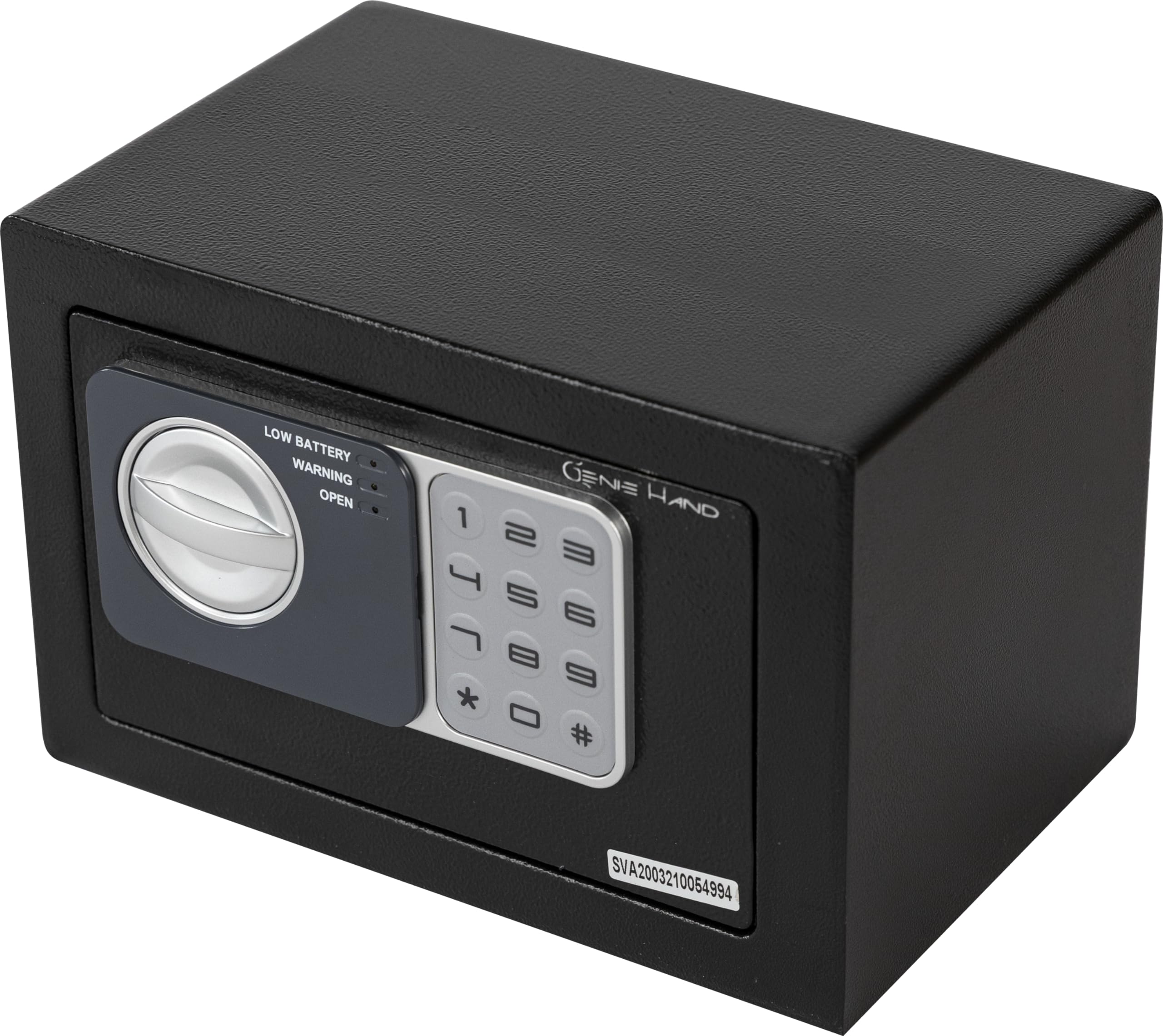 Genie Hand Time Lock Safe with Countdown Timer - B-Class Security Lock & Anti-Bounce Technology - Perfect for Home, Office, and Cash Management Security