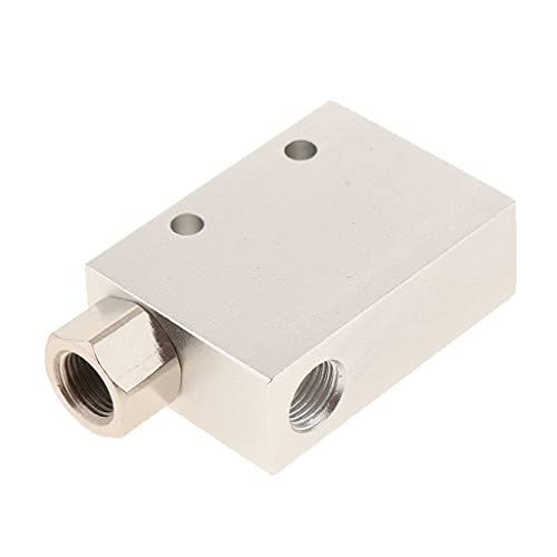 TOOYFUL Pneumatic Vacuum Ejector - High Efficiency Vacuum Parts & Accessories for Industrial Automation (Silver, 55x32x15mm) - Perfect for CNC Machines, Robotics, and Manufacturing Equipment
