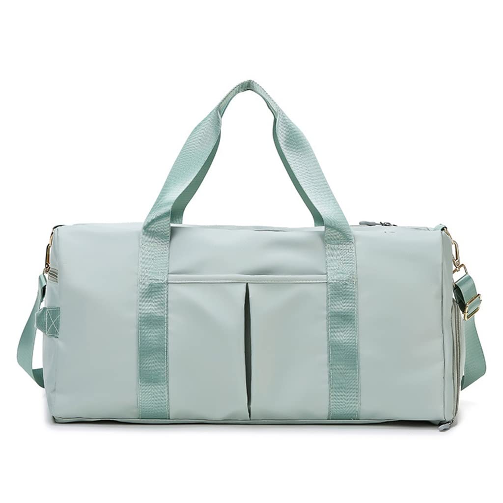 Premium Travel Handbag for Outdoor, Gym & Yoga - Durable Sports Bag with Shoe Compartment (Green) - Perfect for Workouts, Travel & Fitness Activities