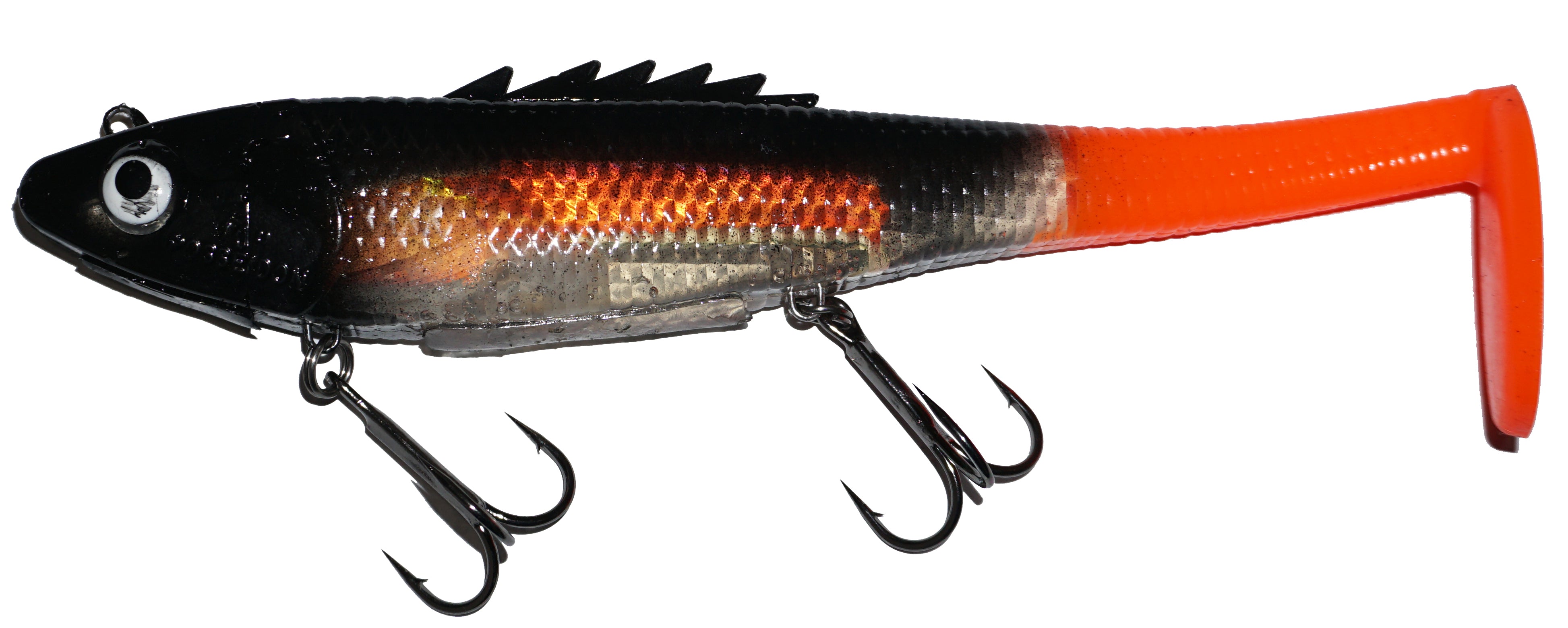 Chaos Tackle Posseidon 10 Swim Bait - Premium Fishing Lure for Bass, Walleye & Pike - Slow Sinking Swimbait with Realistic Action - Perfect for Freshwater & Saltwater Fishing