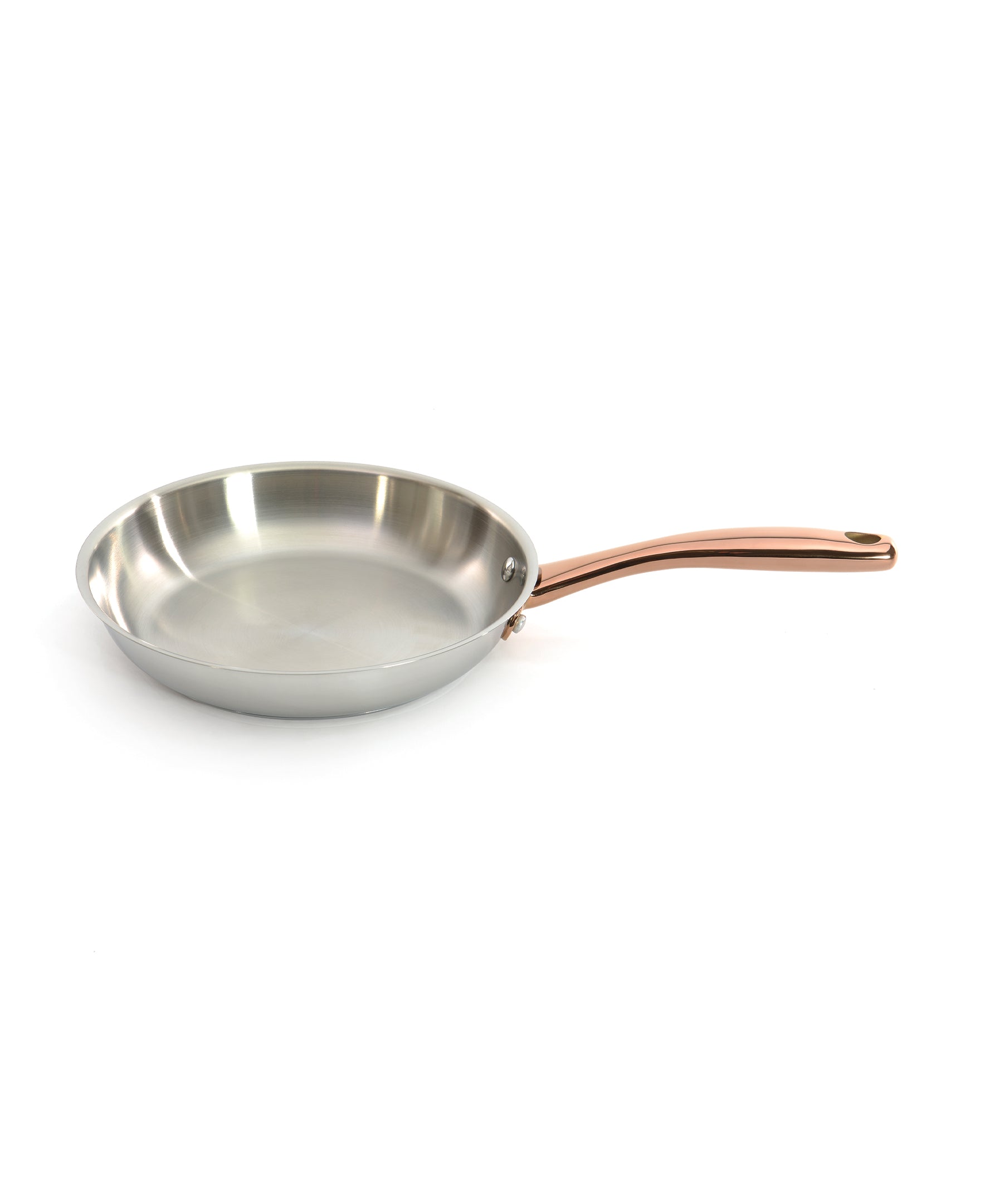BergHOFF Ouro Gold 5-Piece 18/10 Stainless Steel Cookware Set with Glass Lids & Rose Gold Handles - Premium Kitchen Starter Set for Cooking, Baking & Serving - Perfect for Home Chefs & Dinner Parties