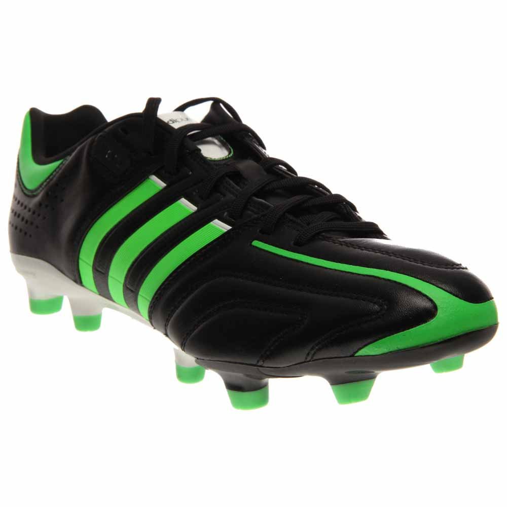 adidas Adipure 11PRO TRX FG 6 Men's Soccer Cleats - Black/Green for Firm Ground - Perfect for Competitive Matches & Training Sessions