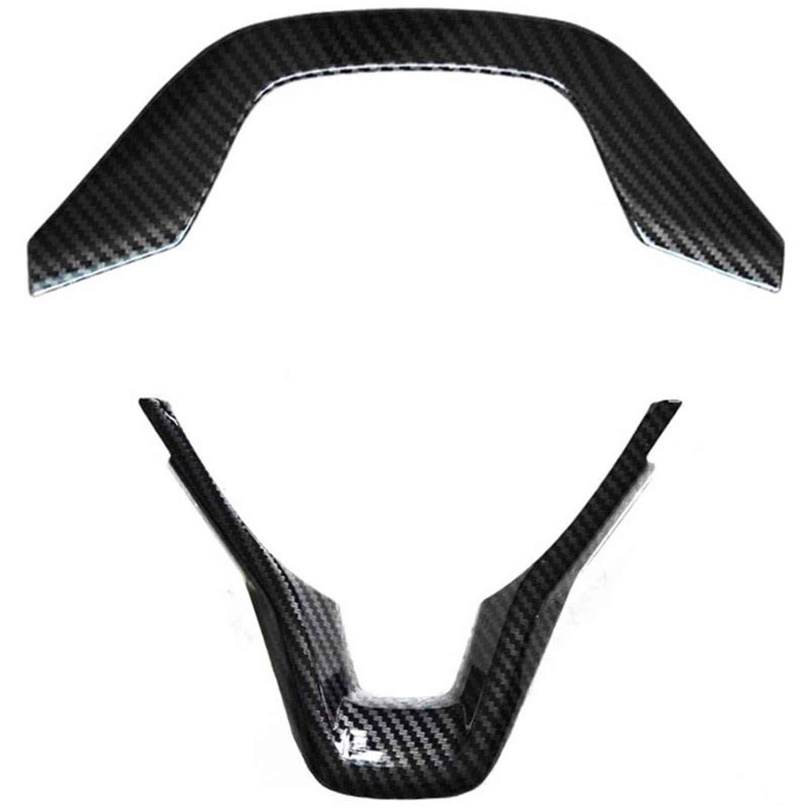 HJPOQZ Carbon Fiber Steering Wheel Cover for Honda Accord 2018 2019 - Non-Slip Grip, Easy Installation, Premium Interior Upgrade for Enhanced Driving Comfort