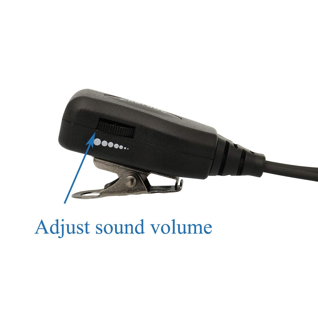 10 Pack Walkie Talkie Earpiece with Mic - G Shape Adjustable Volume Headset for Kenwood BF-888S, UV-5R, Retevis H-777, RT22, Puxing & Wouxun Radios | Perfect for Security, Construction & Outdoor Activities