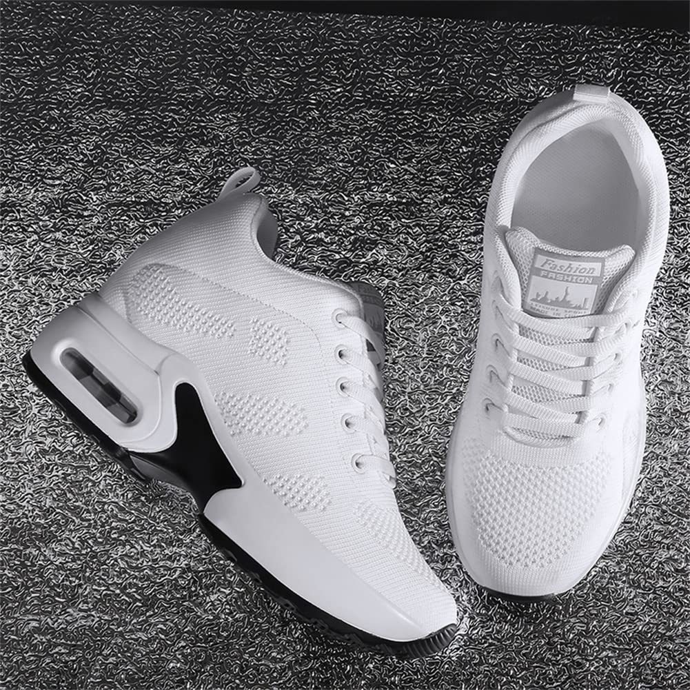 Women's Breathable Mesh Walking Shoes - Lightweight Casual Running Jogging Tennis Shoes for Work, Travel & Outdoor Activities