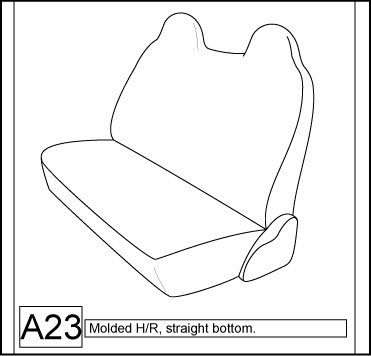 Premium Durafit Seat Covers for Ford F250 F350 F450 F550 Crew Cab - Exact Fit Front & Rear Solid Bench Seats with Molded Headrests - Durable Gray Automotive Twill Fabric - Perfect for Truck Protection, Off-Roading & Daily Commuting