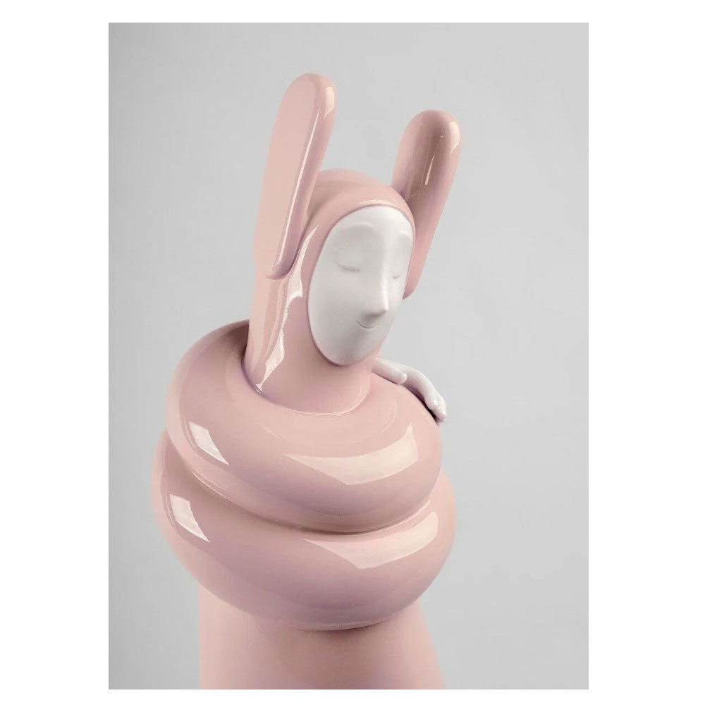 Jaime Hayon Pink Embraced Sculpture - Modern Art Decor for Home, Office & Gift Ideas