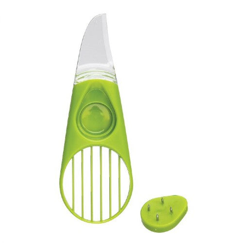 Premium 3-in-1 Avocado Slicer Tool - Stainless Steel Cutter, Pitter & Slicer - Perfect for Guacamole, Salads & Healthy Snacks
