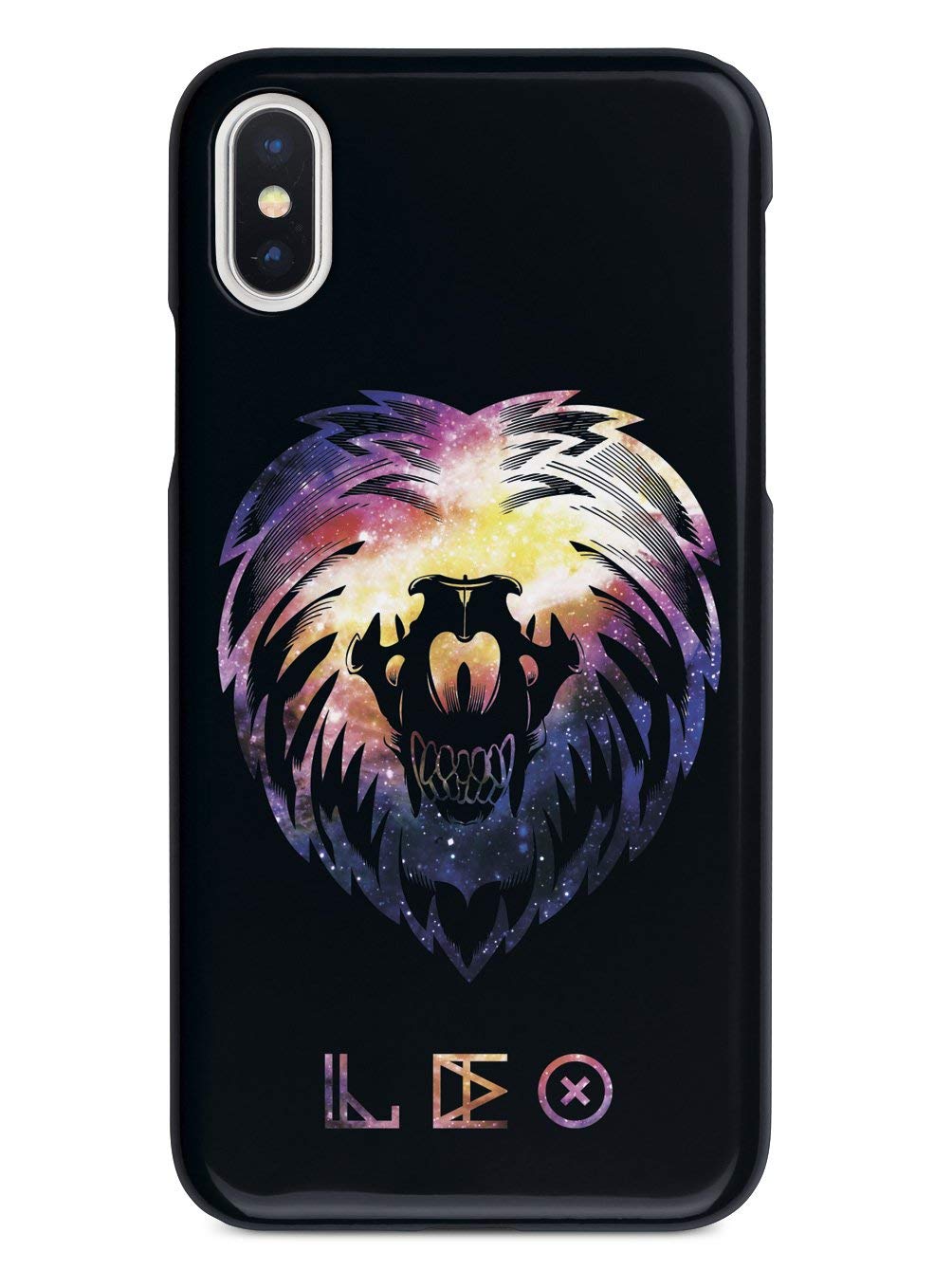 **3D Textured Protective Phone Case for Apple iPhone Xs Max - Cosmic Zodiac Leo Design - Slim Fit Shockproof Cover - Perfect for Daily Use & Gifts**