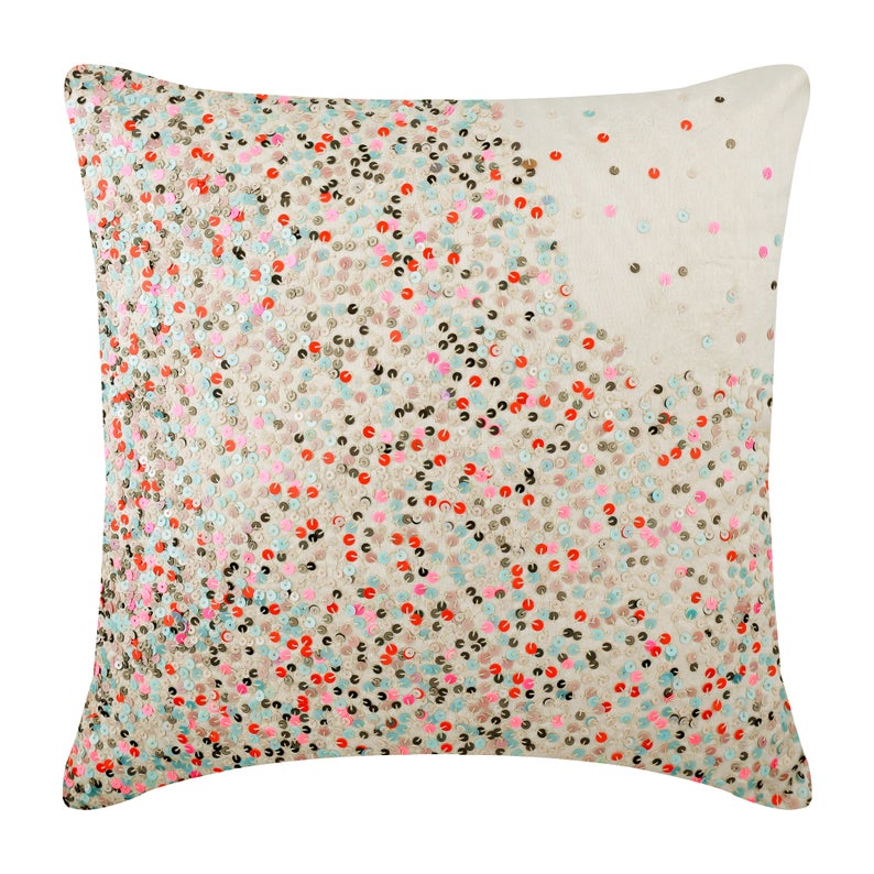 Aromatherapy Gray Art Silk Throw Pillow Cover - Soft Decorative Cushion Case for Living Room, Bedroom & Sofa - Home Decor Gift Idea