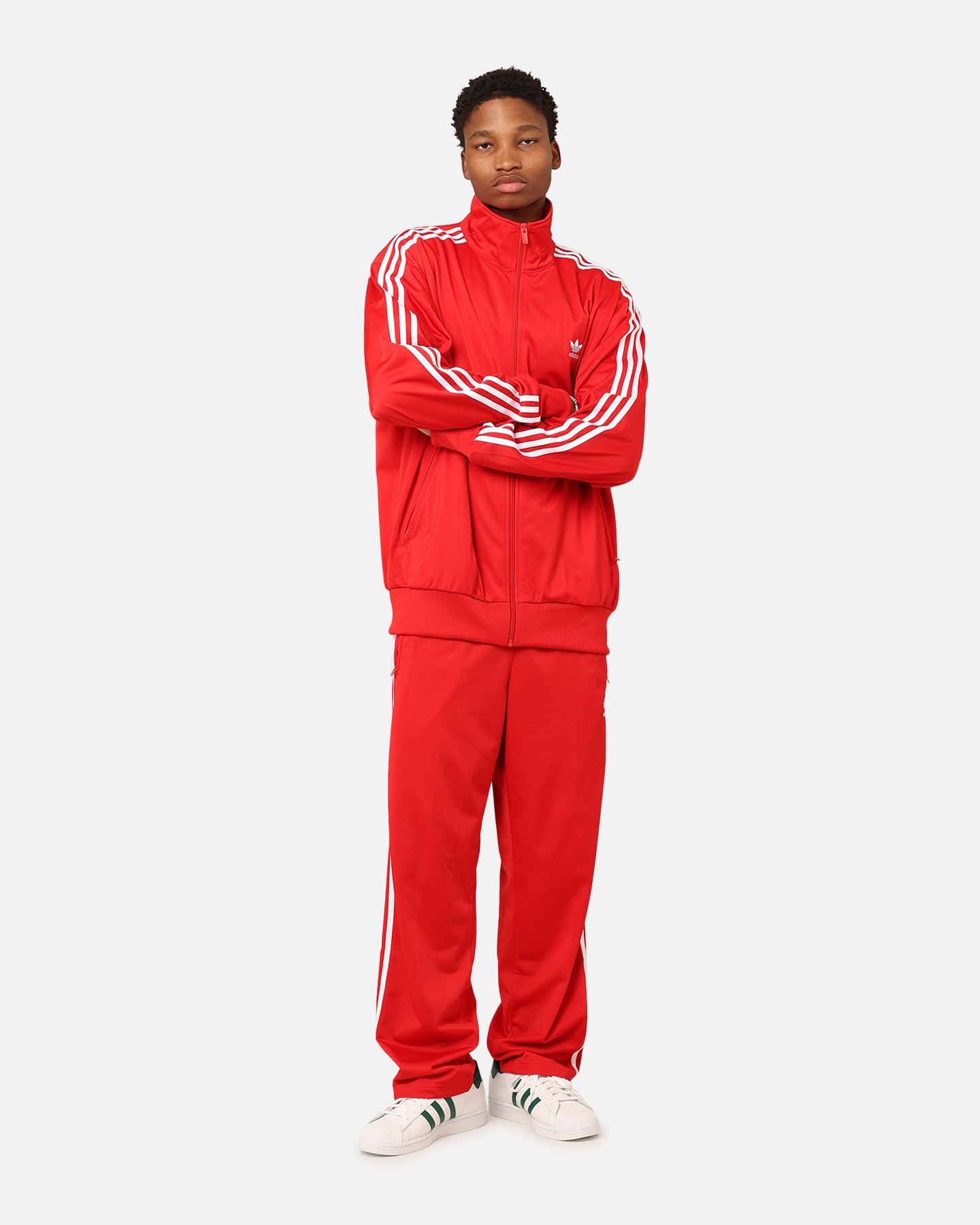 Adidas Classics Firebird Track Jacket - Better Scarlet/White - Vintage-Inspired Athletic Wear for Running, Gym & Street Style Fashion
