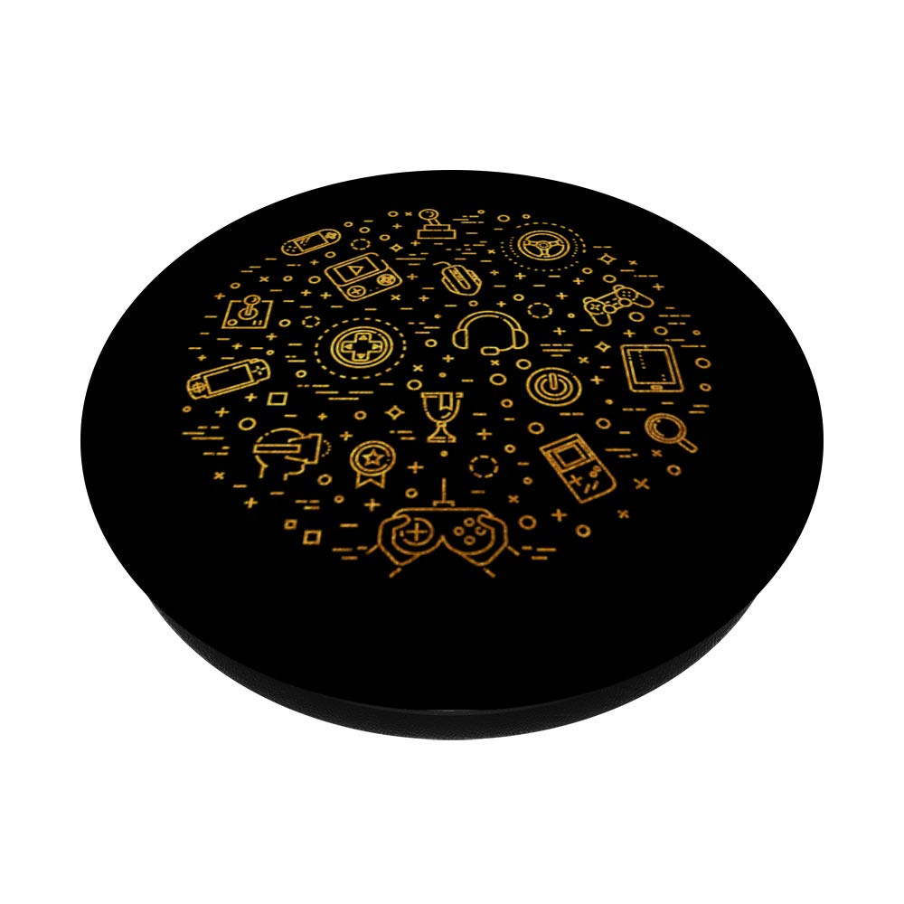 Cool Gaming Icons PopSockets - Phone Grip & Stand for Gamers | Compatible with iPhone, Android Phones & Tablets | Perfect for Gaming, Streaming & Everyday Use