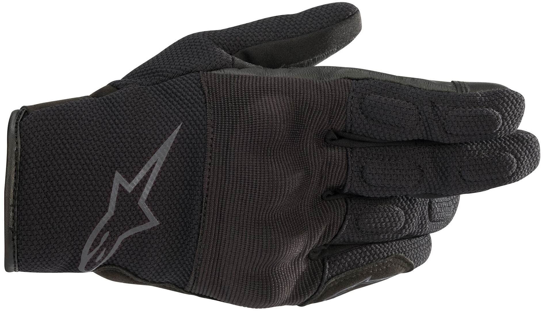Alpinestars Stella S-Max Drystar Women's Motorcycle Gloves - Large, Black/Grey - Waterproof & Windproof for All-Weather Riding - Perfect for Street Biking, Touring & Commuting