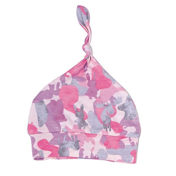 Juddlies Designs Camoose Collection - Soft Bamboo Baby Hat for Newborns 0-4 Months | Organic & Breathable for Outdoor & Photo Shoots