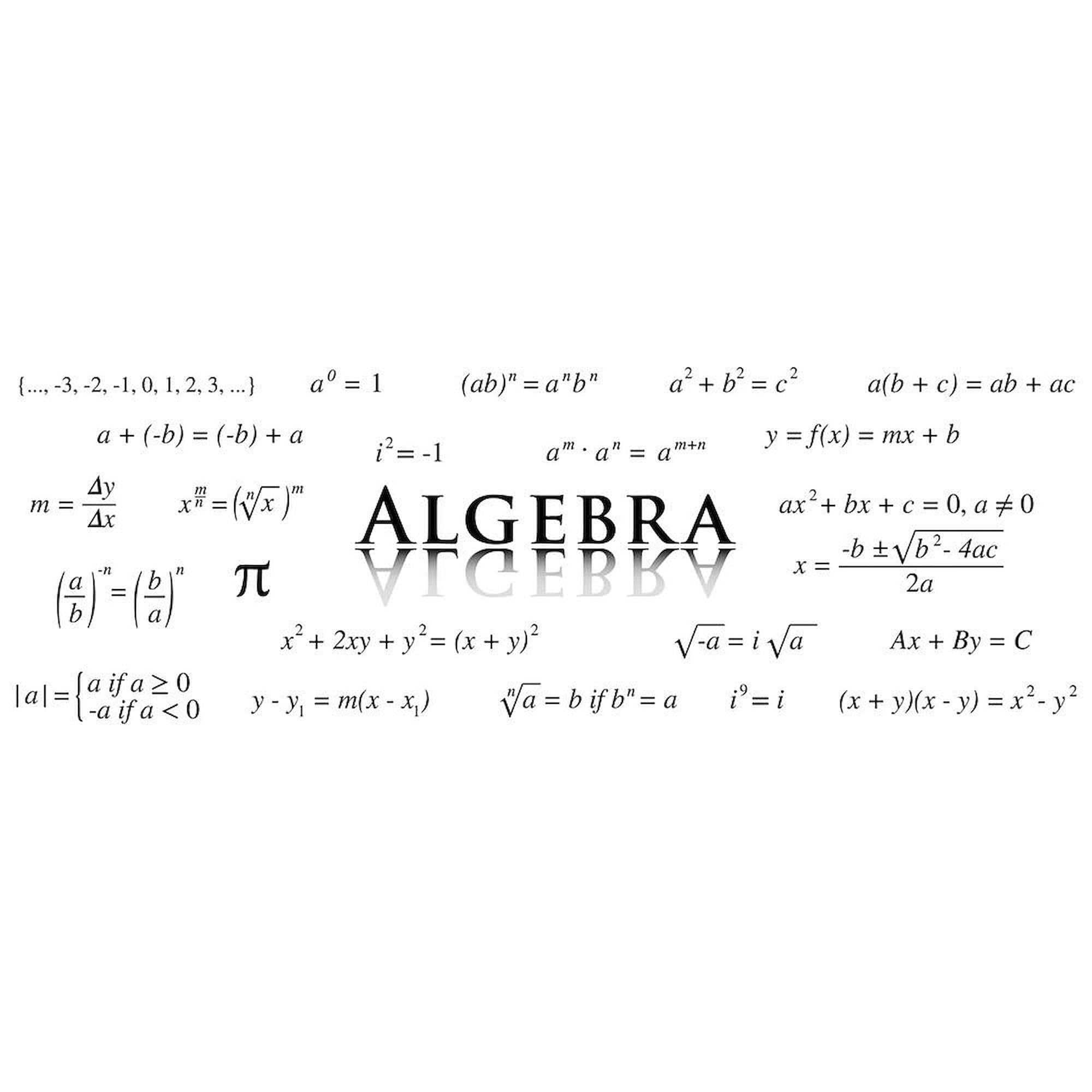 Algebra Equations Ceramic Coffee Mug 11 oz (325 ml) - Perfect for Math Teachers, Students & Science Lovers - Great Gift for Classroom, Office or Home Use