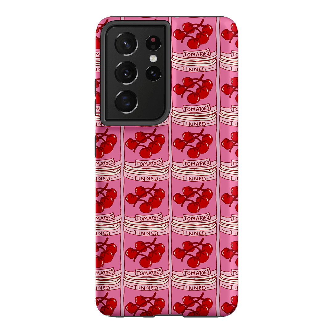 Premium Tin Can Tomatoes Design Phone Case - Trendy & Durable Protective Cover for iPhone & Samsung - Perfect for Cooking Enthusiasts & Food Lovers