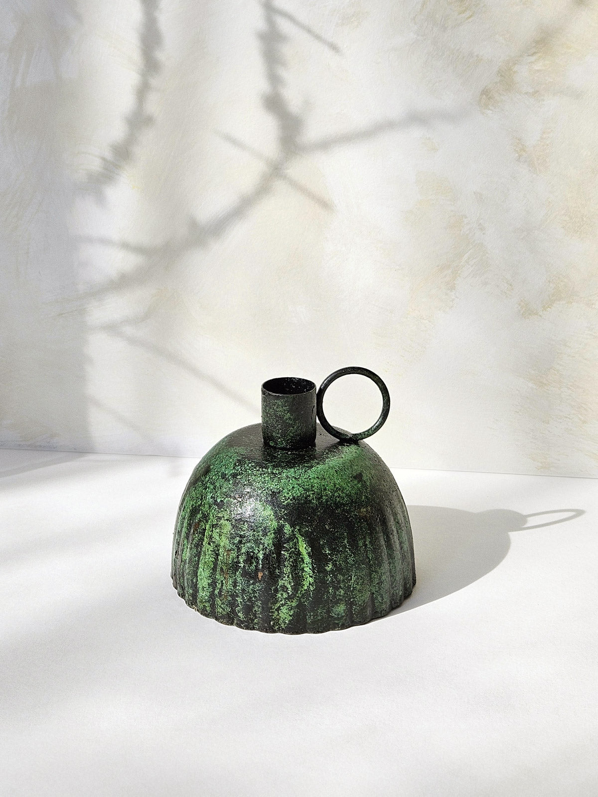 Vintage Moss Candle Holder - Rustic Home Decor for Table Centerpiece, Wedding, and Farmhouse Decor - Petticoat Style