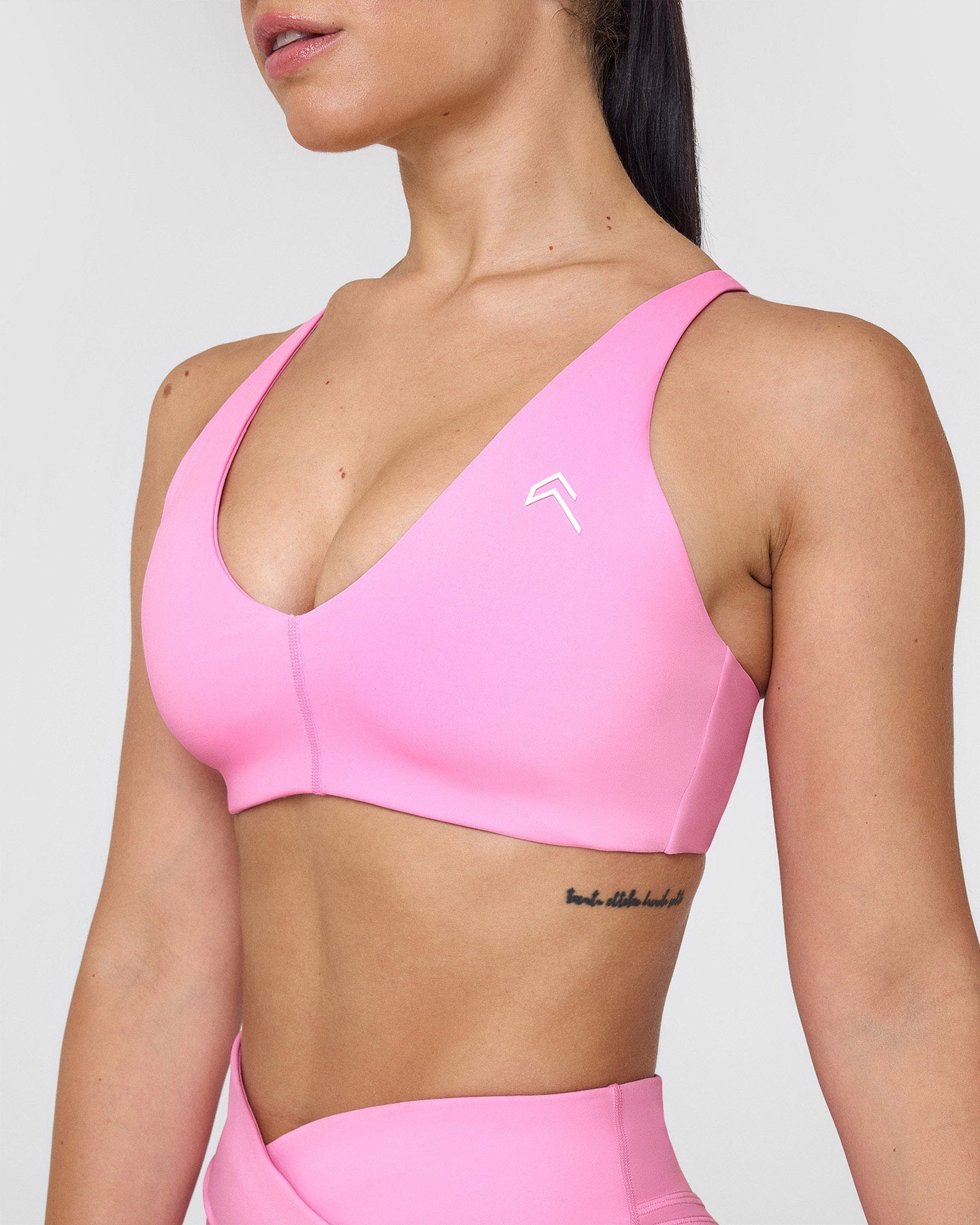 Unified Micro Bralette - Seamless Wireless Comfort Bra in Power Pink | Yoga, Workout & Everyday Wear