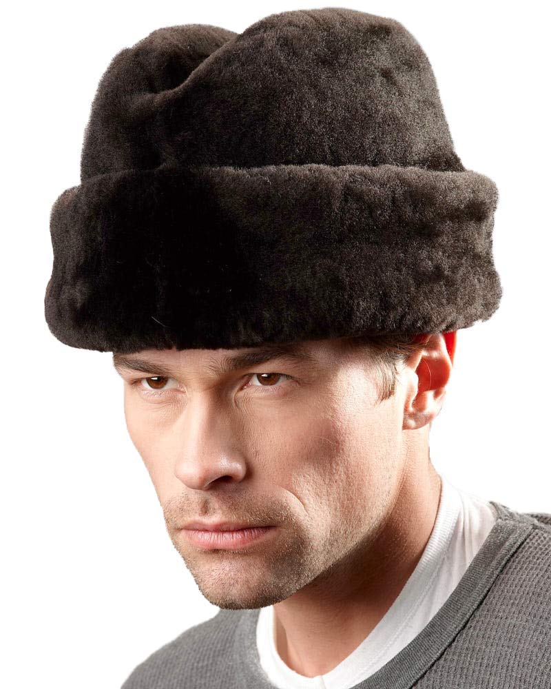 Genuine Russian Cossack Hat - Real Sheepskin Winter Fur Hat for Men & Women - Warm Ushanka for Cold Weather, Outdoor Activities & Fashion
