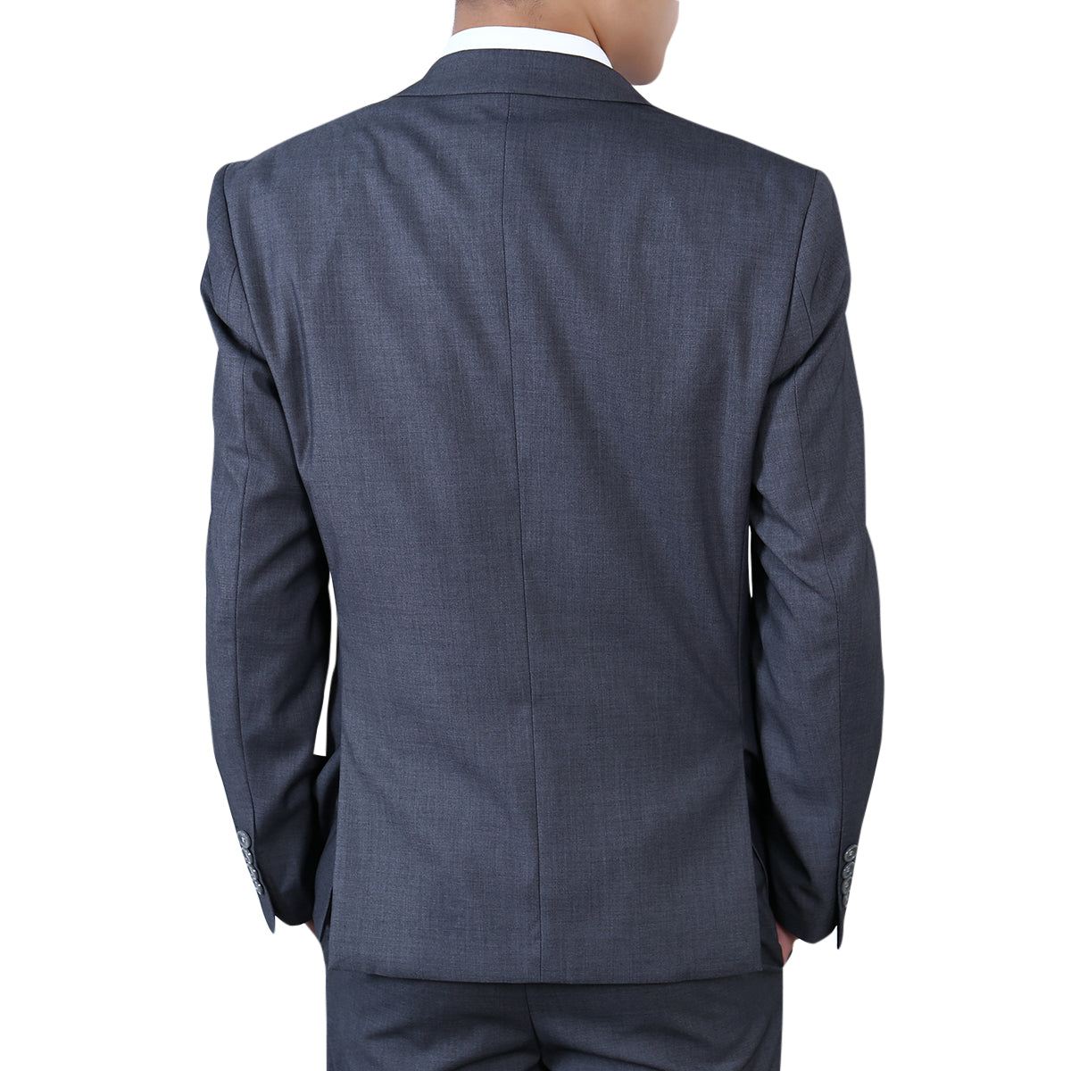 Dark Grey Slim Fit Casual Blazer for Men - Business & Office Wear | Perfect for Work, Meetings & Formal Events