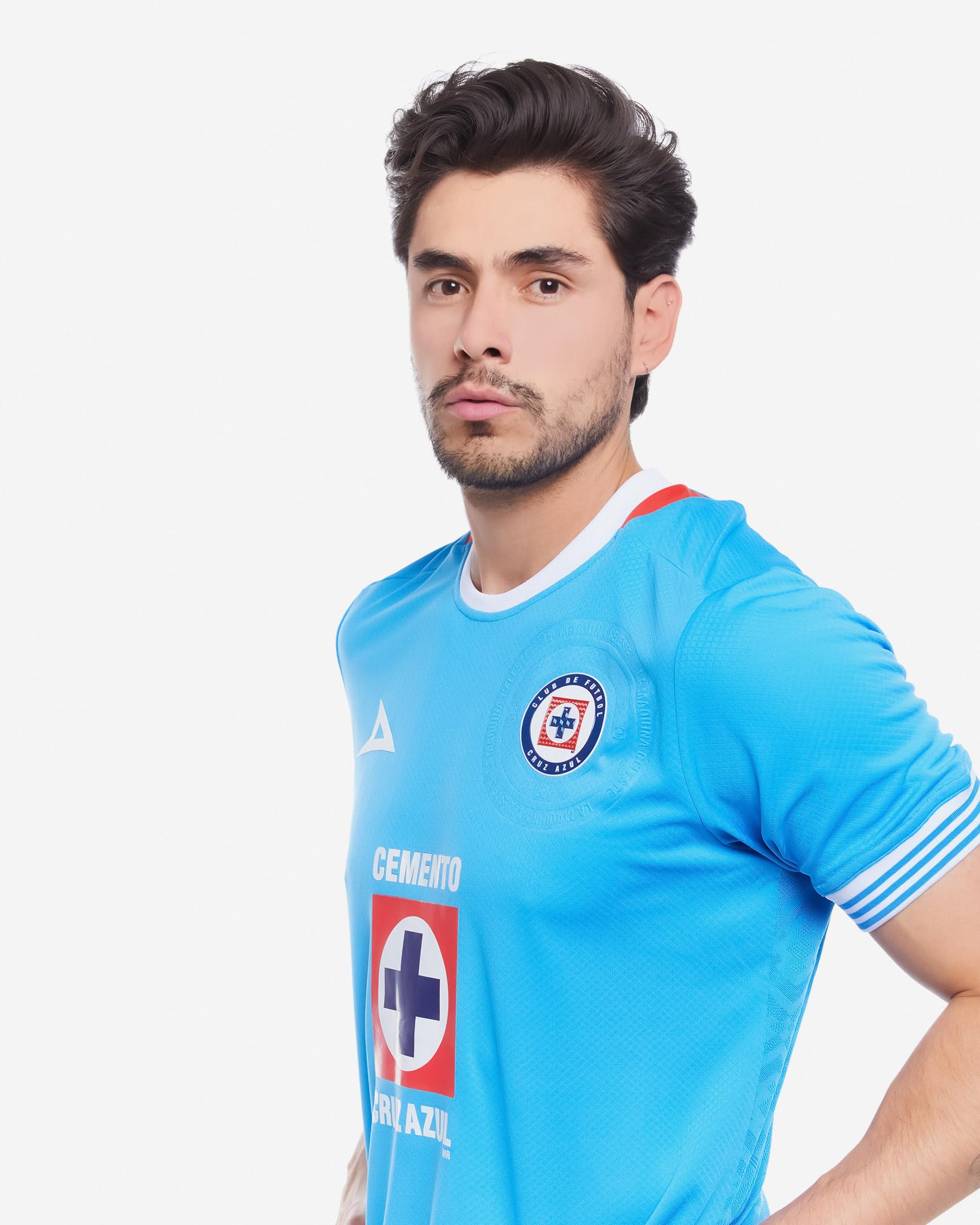 Official Cruz Azul 2024-2025 Home Soccer Jersey - Authentic Blue Football Shirt (Men's Small, US Sizing) - Perfect for Matchdays, Fan Events & Soccer Training
