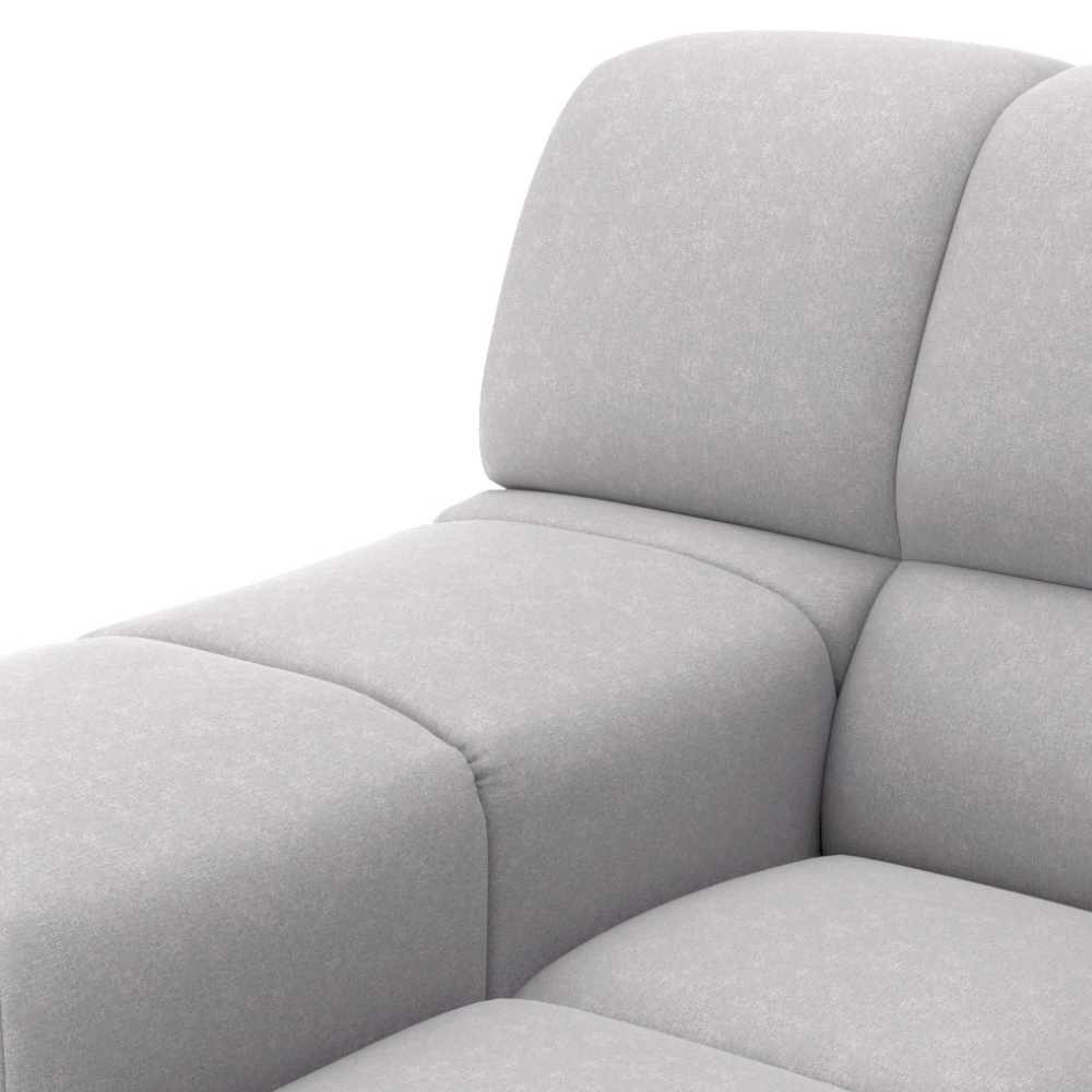 Roger 4-Piece Modular Sectional Sofa Set - Modern L-Shaped Couch with Reversible Chaise for Living Room, Lounge & Home Theater
