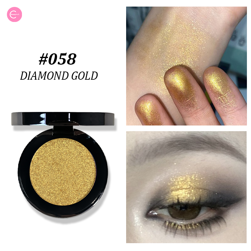 SUET NEI Diamond Glow Mono Eyeshadow - Long Lasting Shimmer Single Eyeshadow for Day & Night Makeup - Perfect for Parties, Weddings & Special Occasions