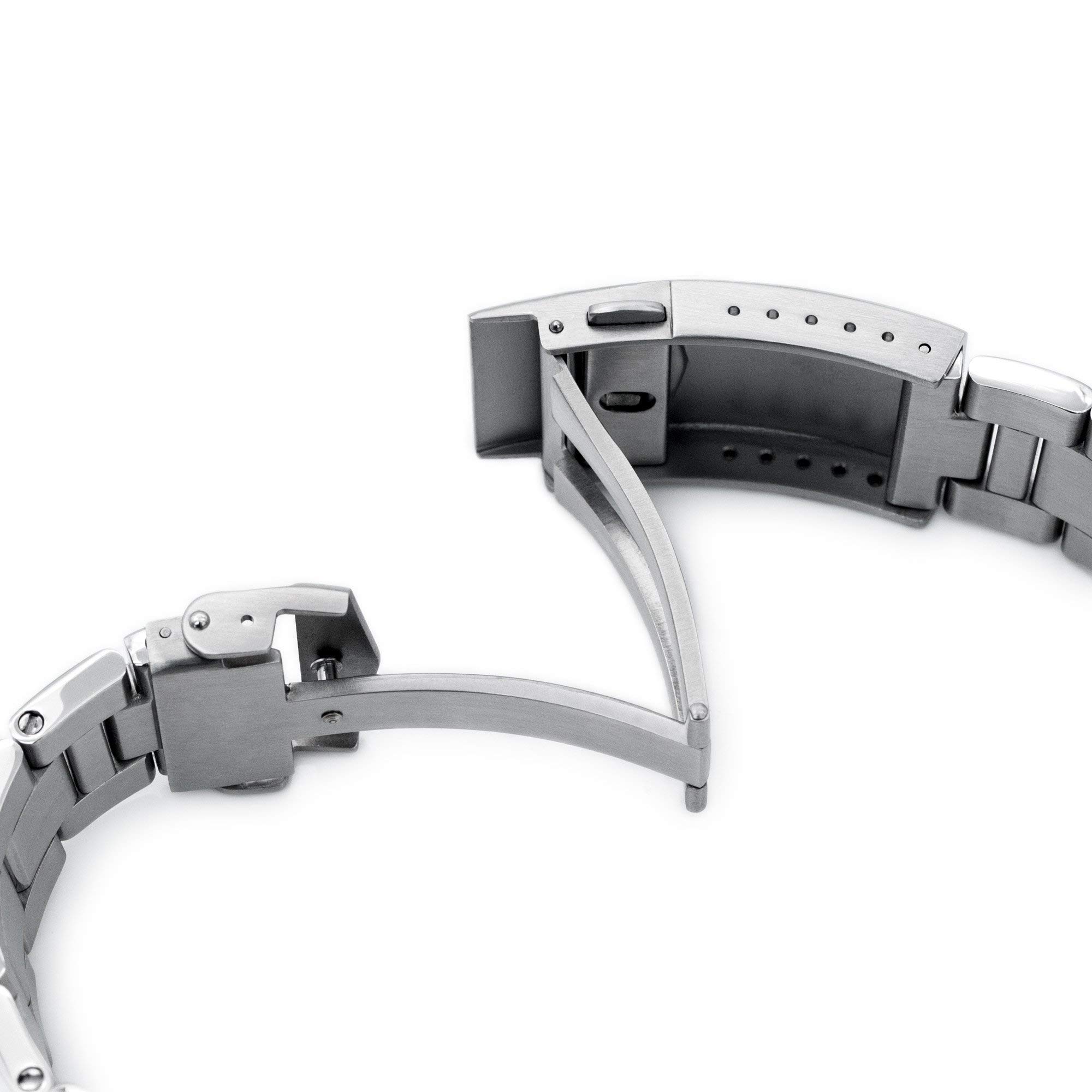 Premium 22mm MiLTAT Watch Band Compatible with Orient Kamasu RA-AA0004E19A, RA-AA0001B19A, RA-AA0002L19B - Super-O Stainless Steel Replacement Strap for Diving, Swimming & Outdoor Activities