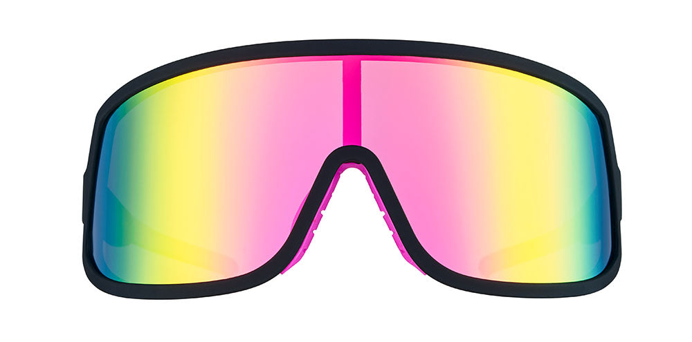 goodr Wrap G Sunglasses - Polarized UV Protection for Running, Cycling & Outdoor Sports | I Do My Own Stunts Edition
