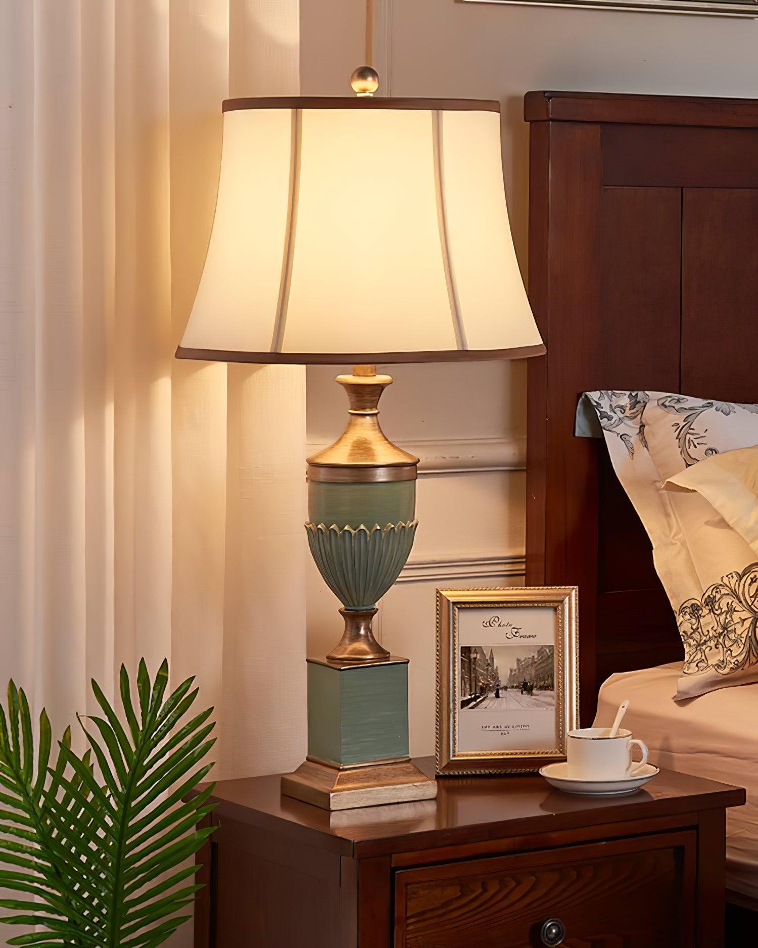 Smafan Modern LED Table Lamp - Adjustable Brightness, USB Charging Port, Touch Control for Bedroom, Living Room, Office & Study Desk - Perfect for Reading, Working & Relaxing
