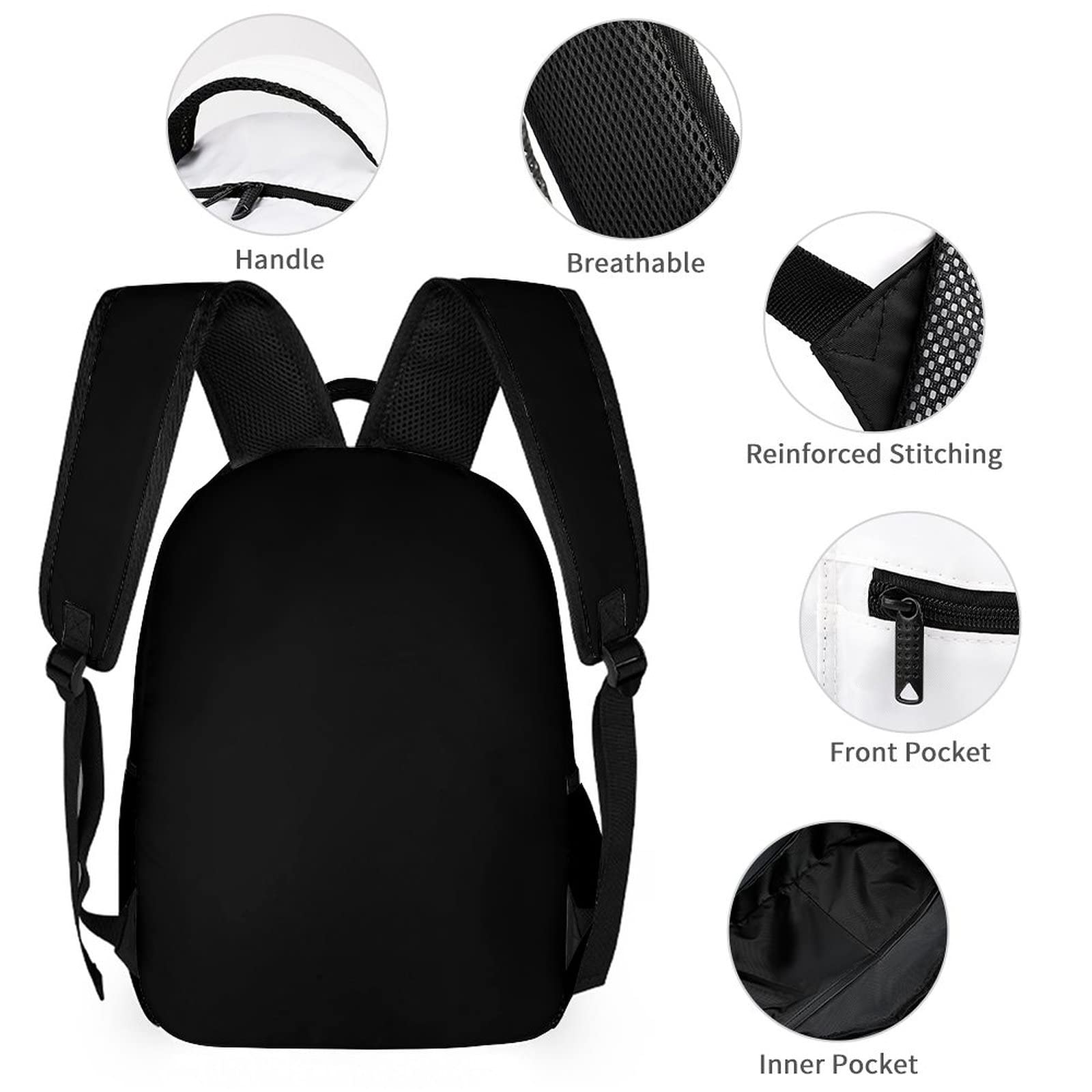 Fiokroo Gaming Backpack for Laptop & Travel - Black Video Game Controller Design, Multiple Pockets, Durable School Bag for Students, Teens, Men & Women | Perfect for School, Work, Travel & Gaming Conventions