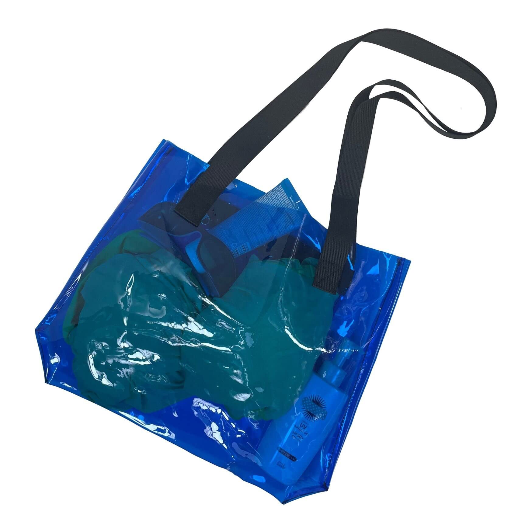 Stylish Clear Tote Bag for Women - Trendy Transparent Shoulder Bag for Shopping, Beach, Concerts & Festivals - Perfect Gift Bag for Friends & Family - Great for Groceries, Travel & Everyday Use