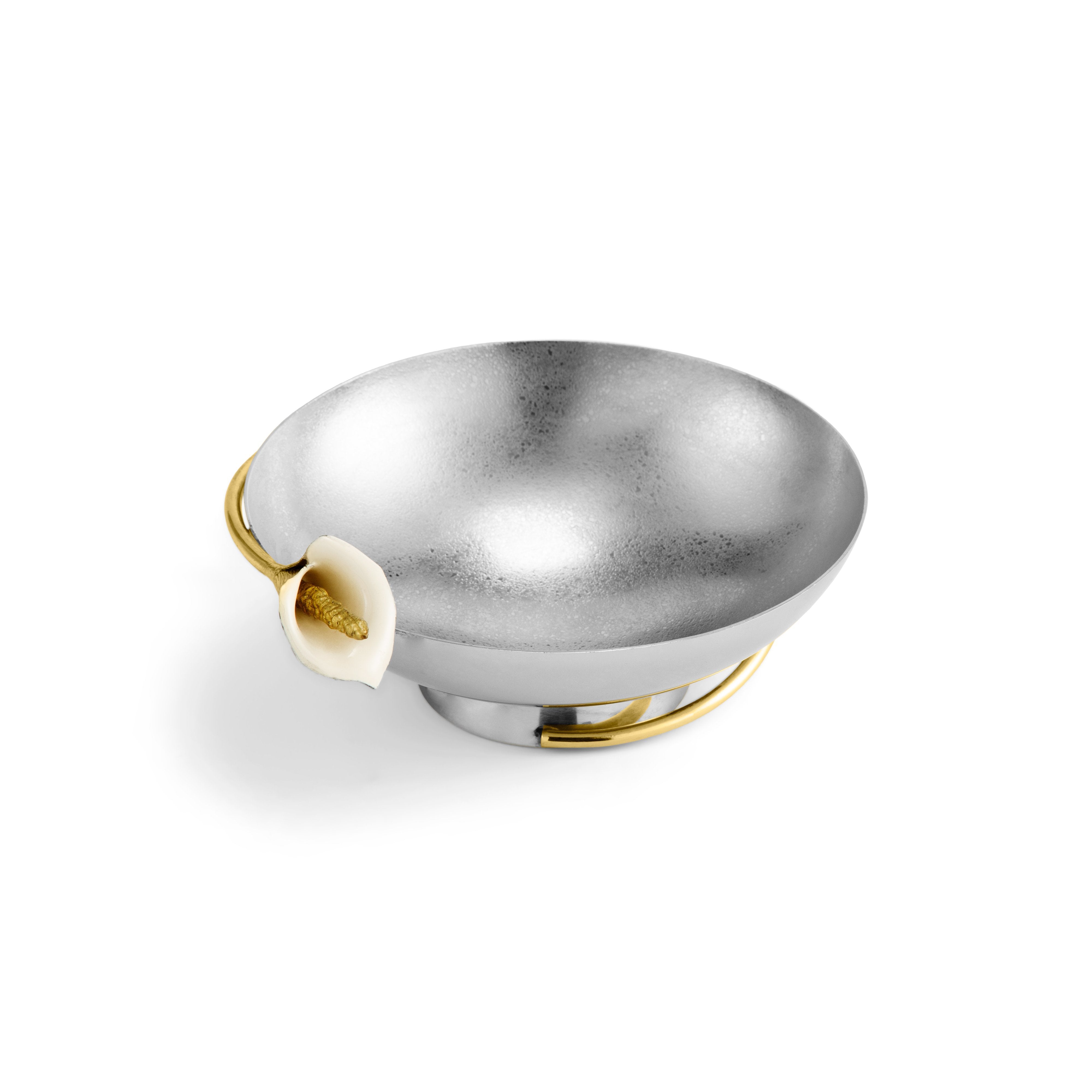 Elegant Calla Lily Nut Dish - Ceramic Candy Bowl for Parties, Weddings & Home Decor - Perfect for Snacks, Nuts, and Treats