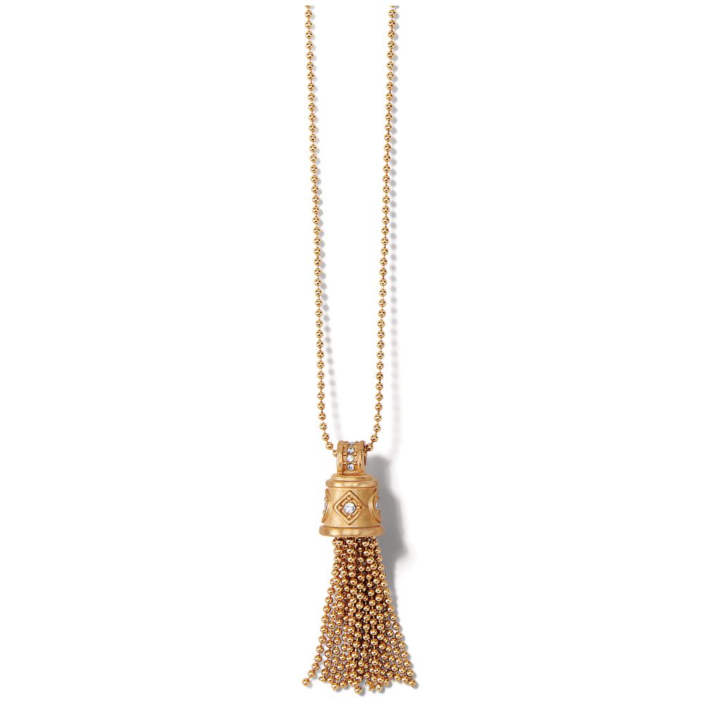 Brighton Meridian Zenith Tassel Necklace for Women - Elegant Bohemian Beaded Pendant Jewelry - Perfect for Parties, Weddings & Date Nights