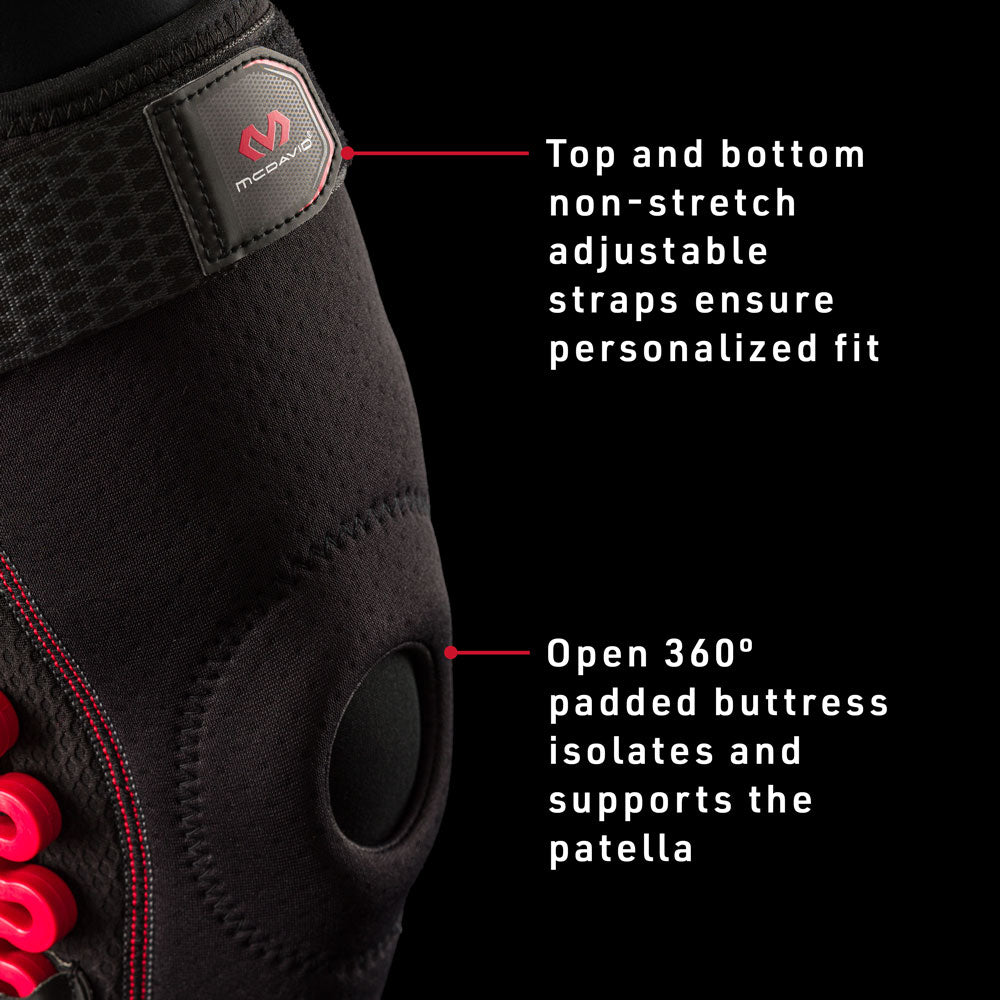 NRG Spring Hinge Knee Brace - Adjustable Support for Running, Sports & Arthritis Relief - Ideal for Active Lifestyles & Joint Pain Management
