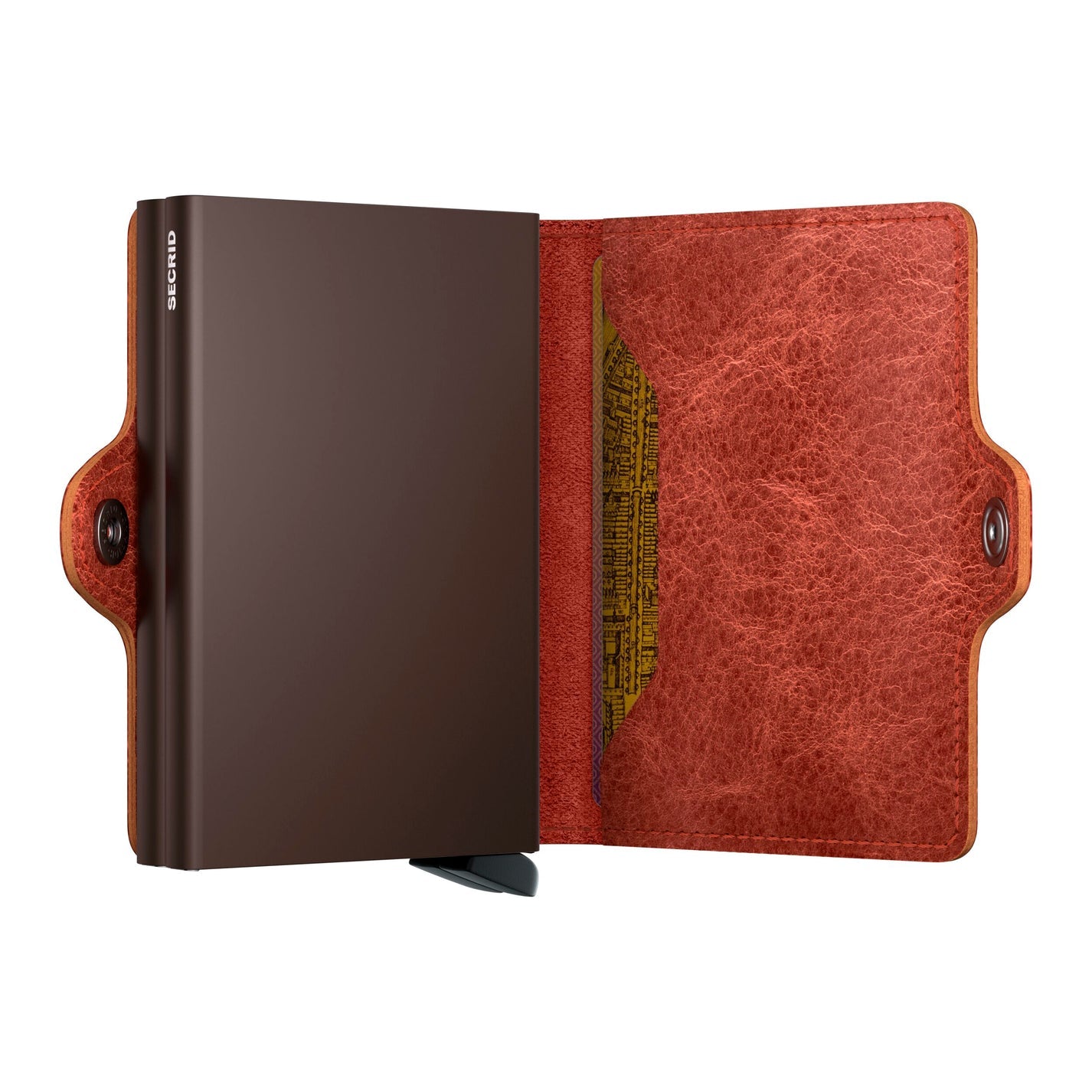 SECRID Twinwallet Vintage - Premium Leather RFID Blocking Bifold Wallet for Men & Women | Travel, Business & Everyday Use