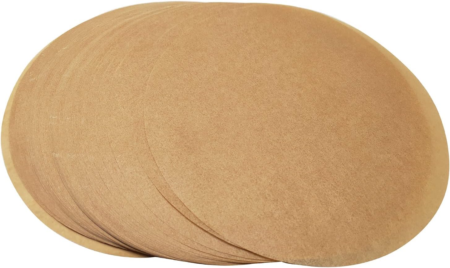 150 Sheets Round Baking Parchment Paper - 6, 8, 10 Inch Non-Stick Cake Pan Liners for Baking, Grilling & Steaming | Perfect for Cookies, Pies, Bread & More | Oven, Air Fryer & Microwave Safe