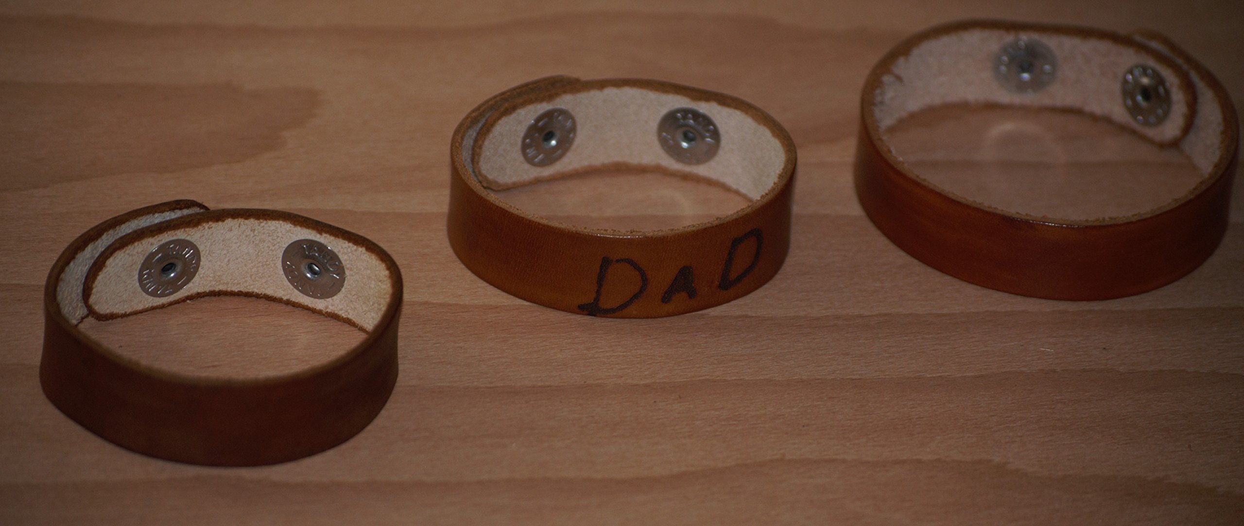 Personalized Laser Engraved Leather Bracelets for Men & Women - Custom Name & Date - Perfect for Anniversaries, Weddings, Gifts & Special Occasions