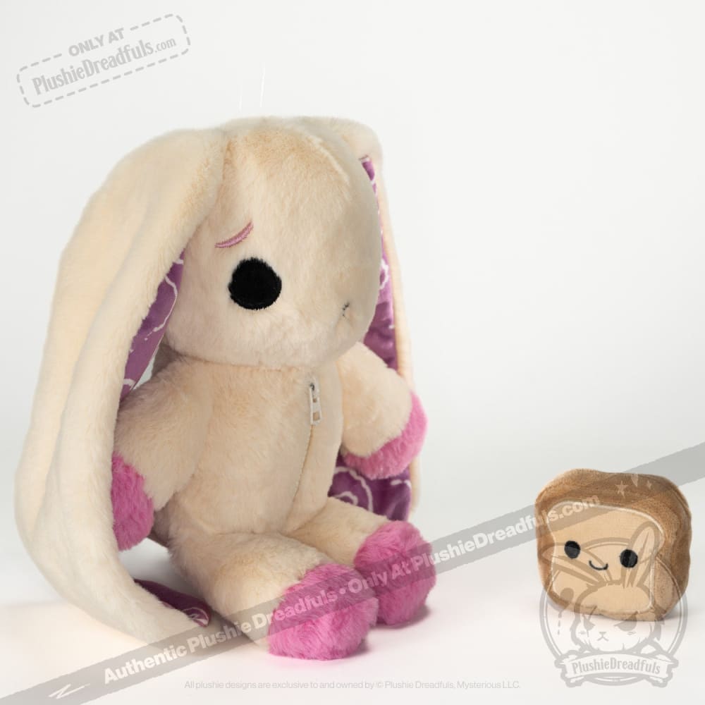 Plushie Dreadfuls ARFID Bunny - Soft Stuffed Animal Toy for Anxiety Relief, Comfort & Sensory Support | Perfect for Kids, Teens & Adults with ARFID | Cuddle Companion for Bedtime, Therapy & Emotional Support