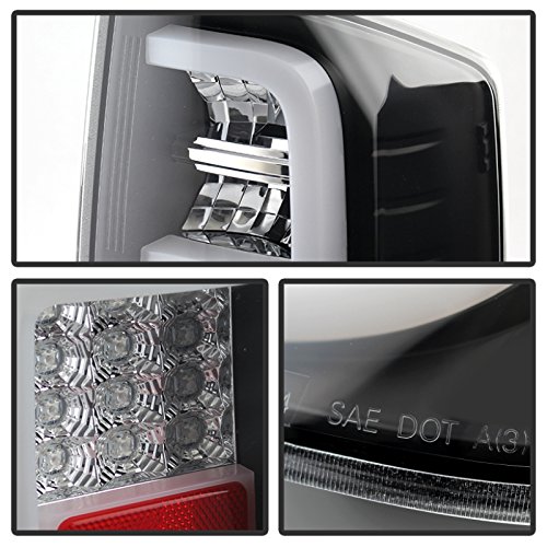 Spyder Auto 5080196 LED Tail Lights Black/Clear - High-Performance Brake Lights for Cars, Trucks & SUVs