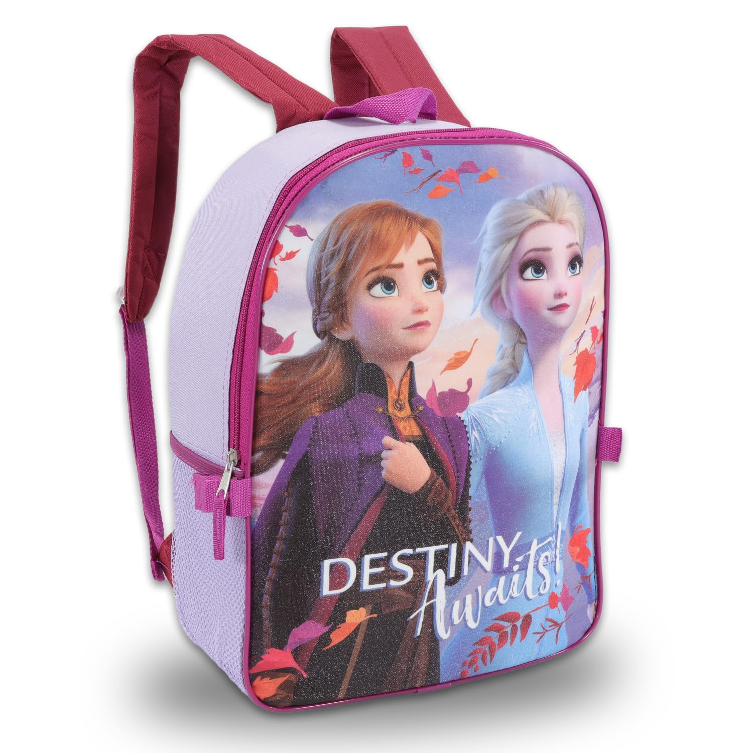 Disney Frozen Backpack and Lunch Bag Set for Girls - School Supplies Bundle with Insulated Lunch Box, Water Bottle, Notebook & Stationery | Perfect for School, Travel & Outdoor Activities