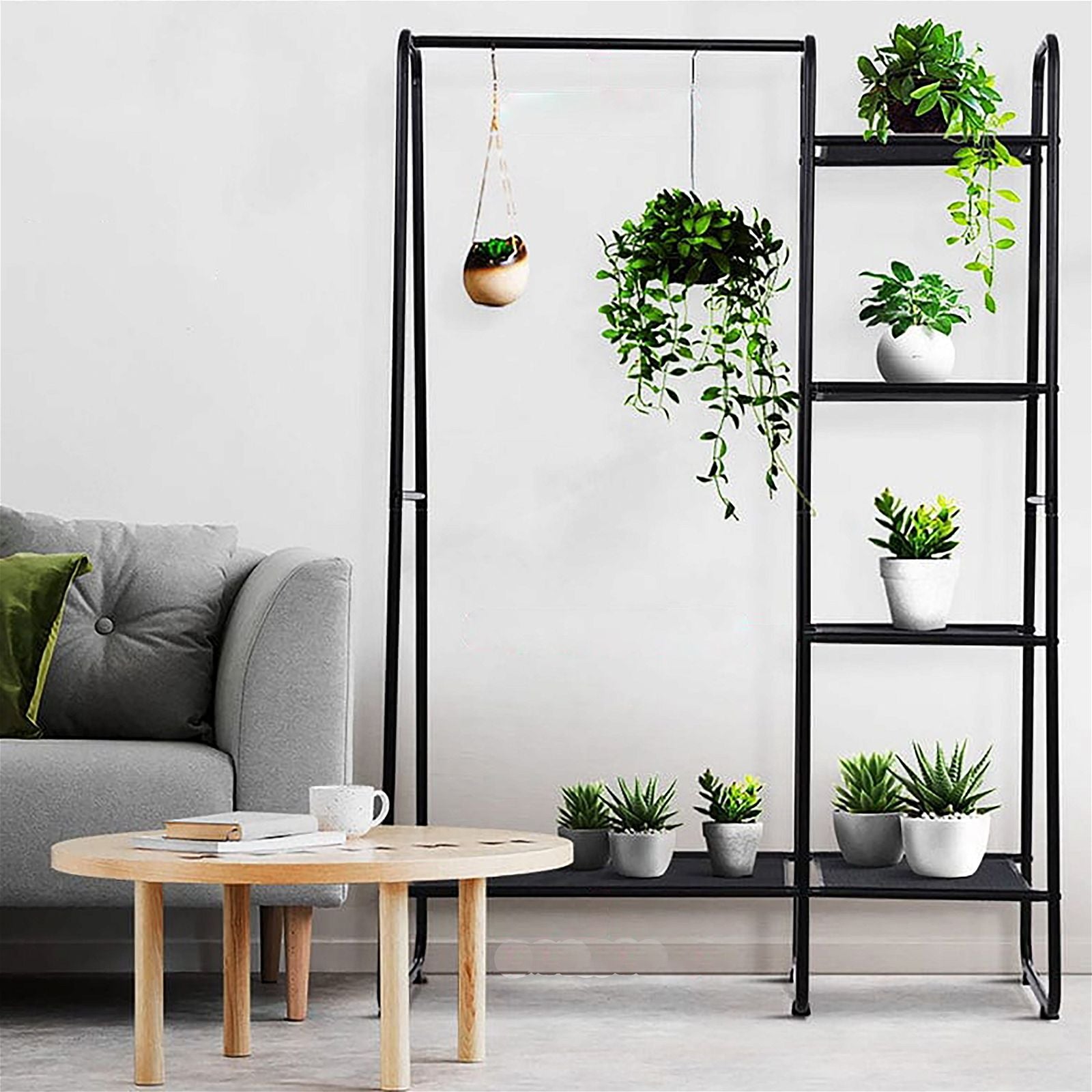 Portable Clothes Rack Garment Hanging Stand - Foldable Closet Storage Organizer with Wheels for Bedroom, Laundry Room & Dorm - Space Saving Home Organization Solution
