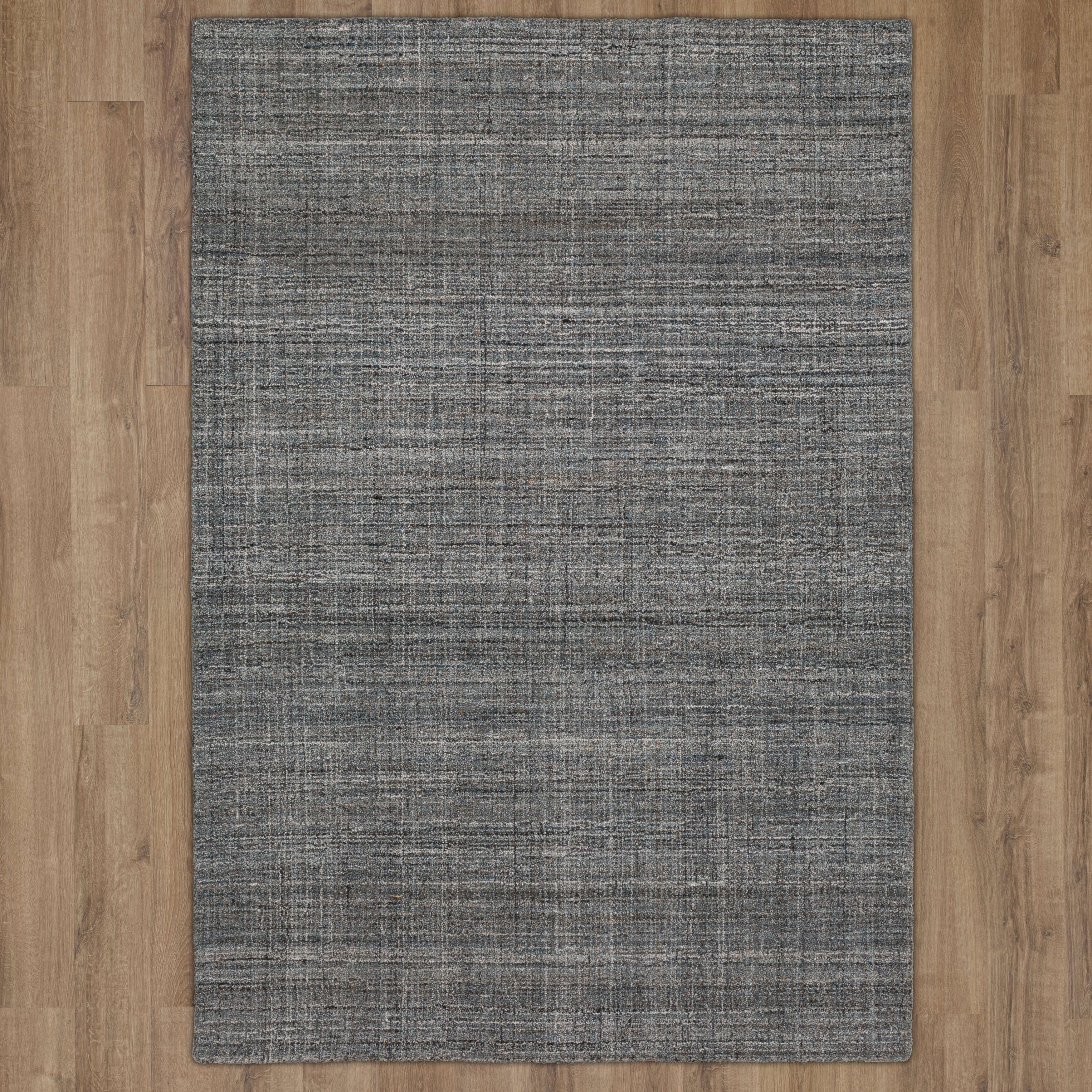 Haberdasher Graphite 5' X 8' Area Rug - Soft Modern Non-Slip Carpet for Living Room, Bedroom & Office Decor