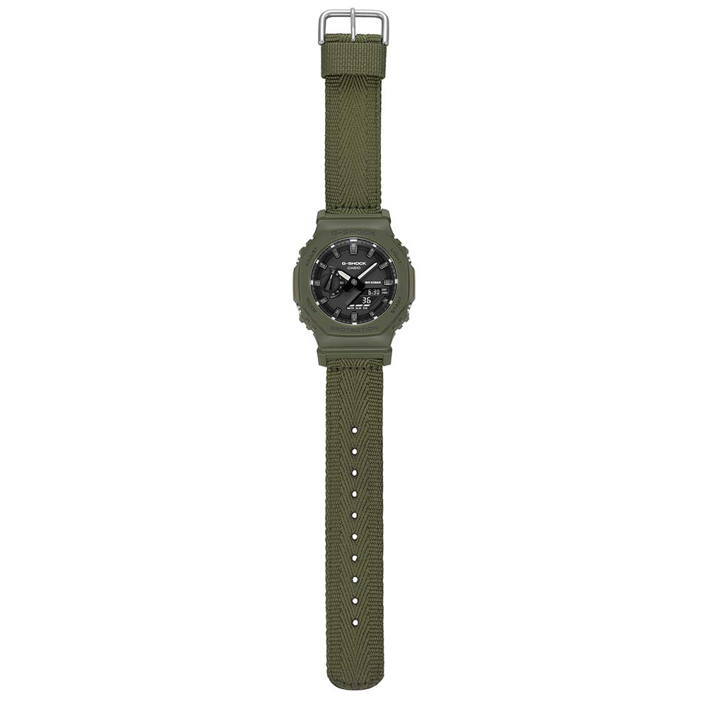 G Shock GAE2100GC 7A Grunge Snow Camo Digital Watch - Rugged Military Style Sports Watch for Men - Perfect for Outdoor Adventures, Hiking & Extreme Sports