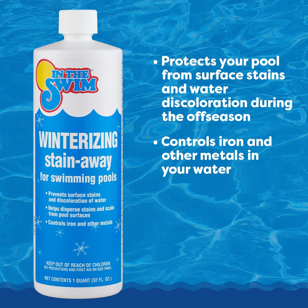 In The Swim Pool Winterizing Kit with Winter Pill - Above & In-Ground Pool Closing Chemicals for Up to 35,000 Gallons - Protect Your Pool During Cold Months for Easy Spring Opening