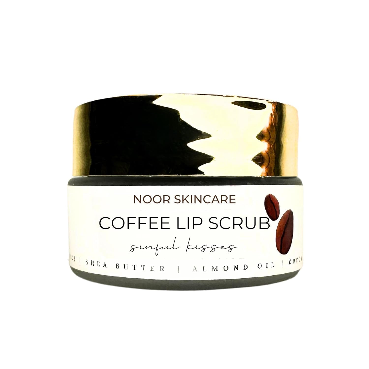 Organic SUP Coffee Lip Scrub - 100% Natural Exfoliator for Soft Lips (12g) | Perfect for Dry Lips & Pre-Makeup Prep