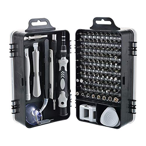 Premium 115-in-1 Precision Screwdriver Set for iPhone, Samsung, Electronics Repair - Alloy Steel Multi-bit Toolkit for Phones, Watches, Glasses & Small Appliances - Perfect for DIY Technicians & Home Repairs