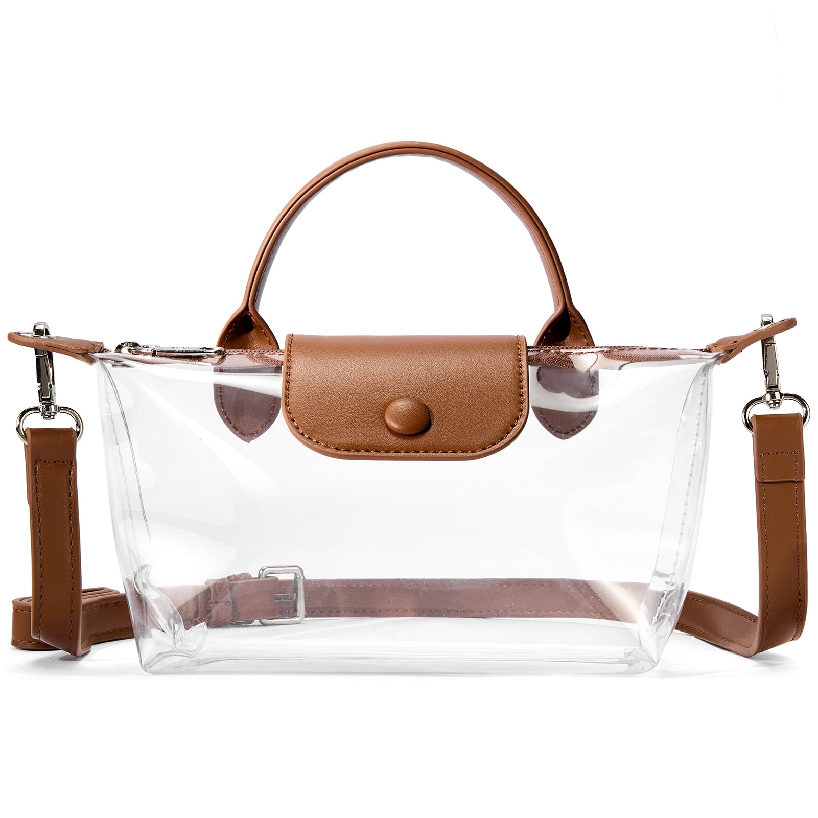 Clear Stadium Approved Crossbody Bags for Concerts & Sports Events - Hands-Free Convenience for Music Festivals, Games & Outdoor Activities