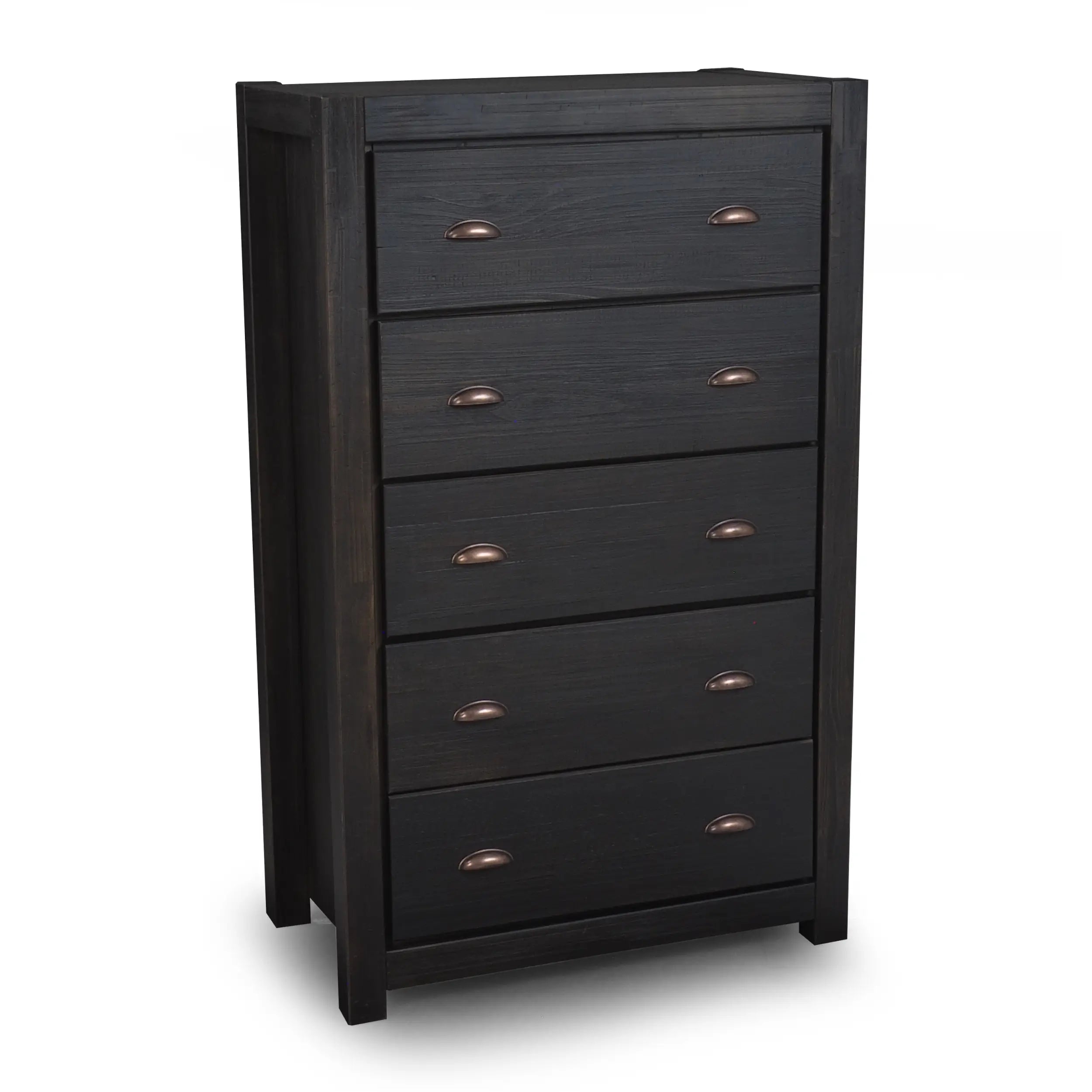 Montauk 5-Piece Bedroom Set - Queen Size Bed, Dresser, Nightstands & Mirror - Modern Farmhouse Furniture for Cozy Home Decor