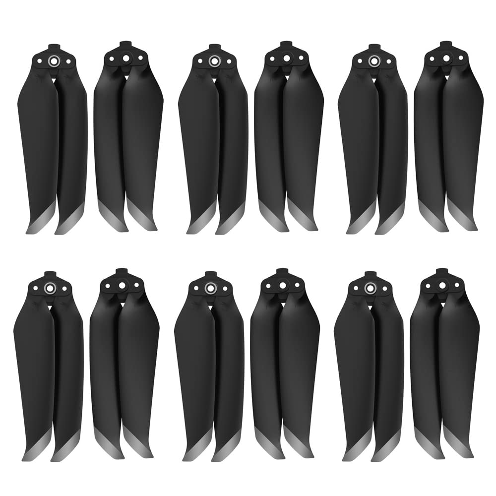 (12Pcs) DJI Mavic Air 2/Air 2S Low Noise Quick-Release Propellers - Spare Replacement Blades for Quadcopter Drone Accessories - Perfect for Aerial Photography, Travel & Outdoor Adventures